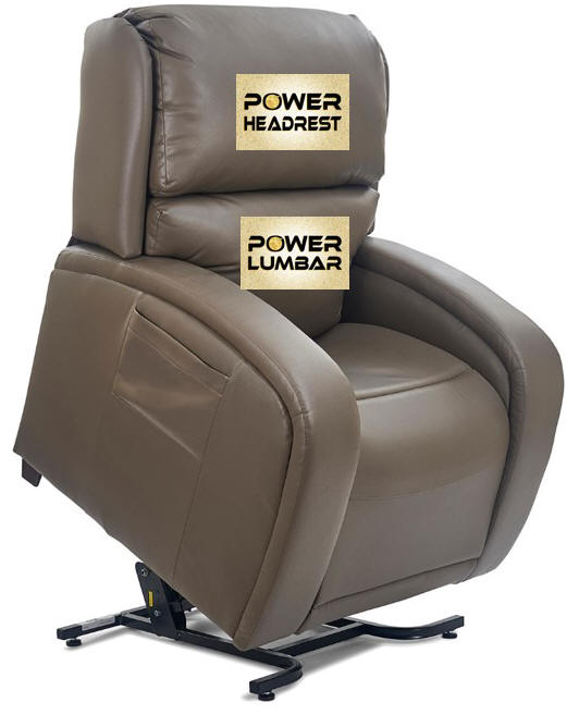 Phoenix two motor infinite position zero gravity golden liftchair recliner