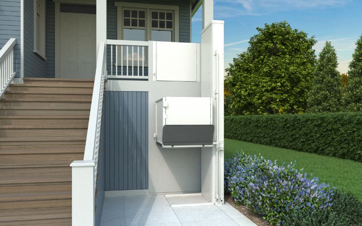 Bruno VPL wheelchair lift commercial business ADA