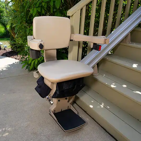 Used Los Angeles Bruno Elite Exterior-Outdoor SRE-2010E Stair Lift